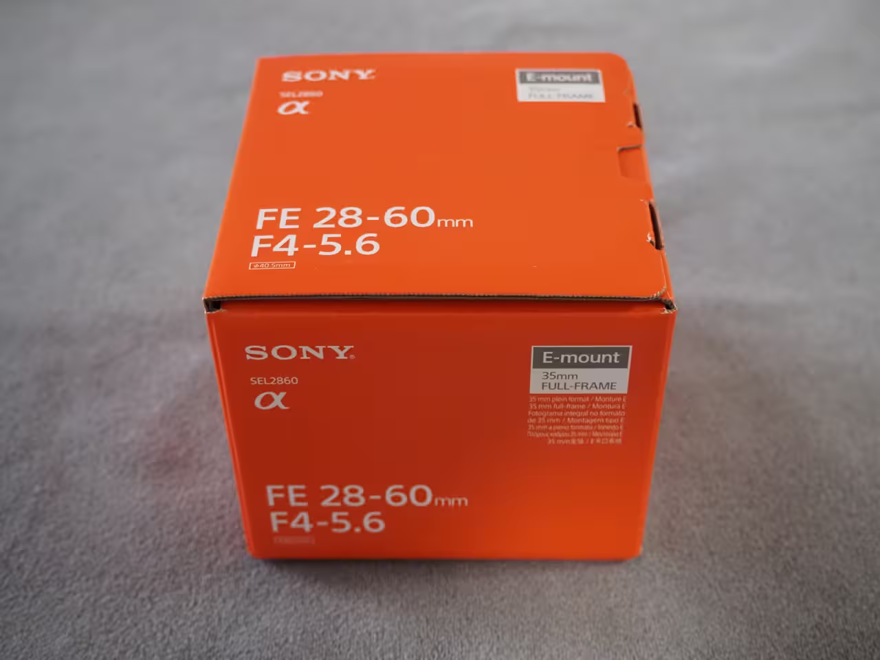 FE 28-60mm F4-5.6 箱