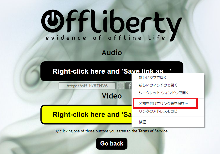 Offlibertyの使い方