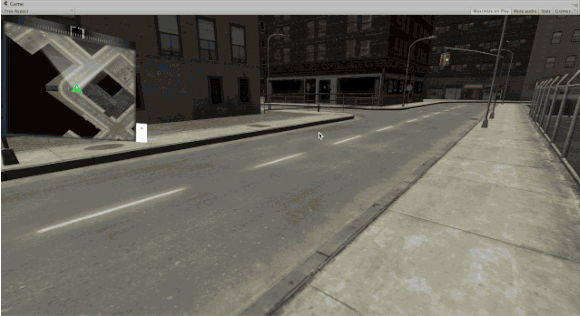 f:id:Takyu:20151210073217g:plain 別シーンでuGUI MiniMapを実行した例