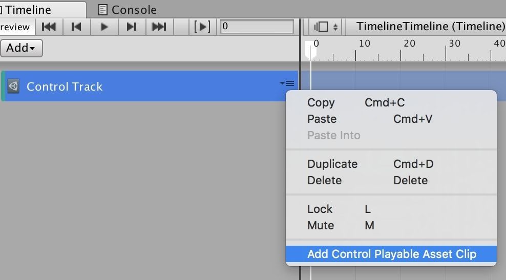 f:id:Takyu:20180709060025j:plain UnityタイムラインのControl Playable Asset