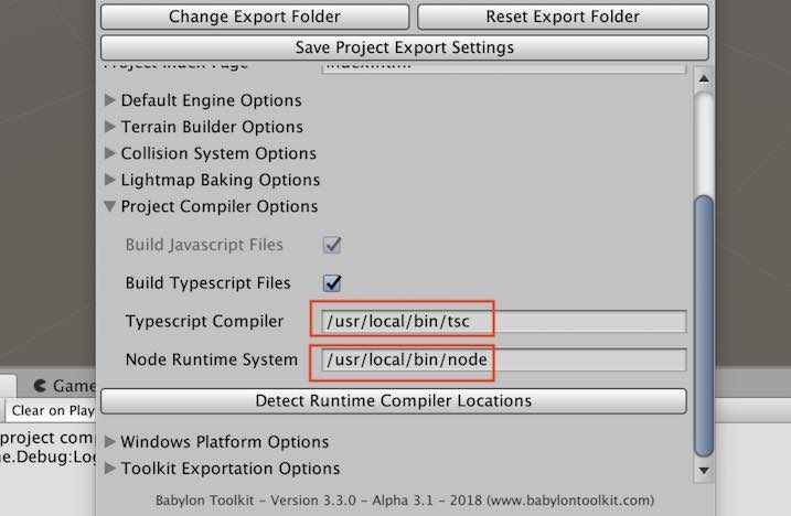 Babylon.js Editor Toolkitの設定パス