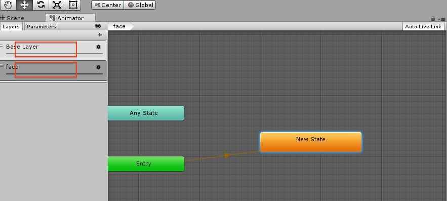 Animator Controllerの設定項目
