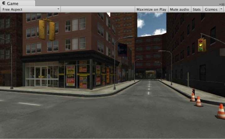 f:id:Takyu:20180711002223j:plain Urban City Sceneのサンプルシーン