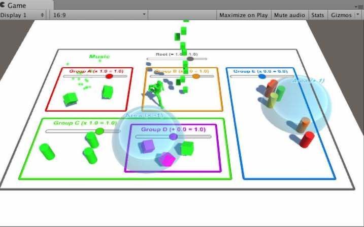 f:id:Takyu:20180713065723j:plain UnityアセットChronosのサンプルシーン画面