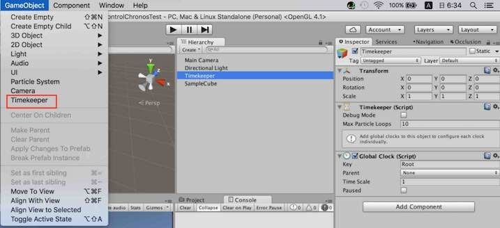 f:id:Takyu:20180713065740j:plain Timekeeperオブジェクトの追加画面