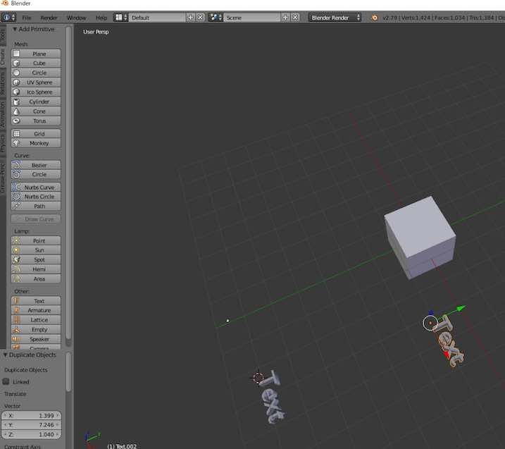 f:id:Takyu:20180713130323j:plain Blenderでオブジェクトを複製する方法