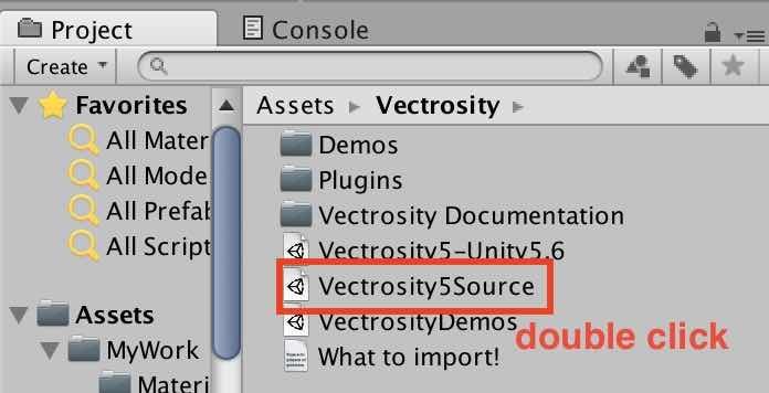 Vectrosityのunitypackage