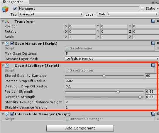 f:id:Takyu:20180714231048j:plain GazeStabilizerの調整項目の例