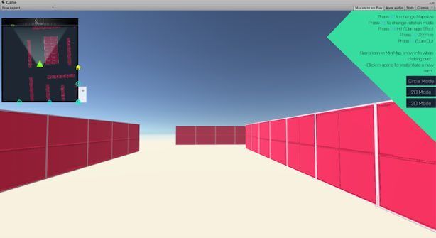 f:id:Takyu:20180715004420j:plain uGUI MiniMapの利用例