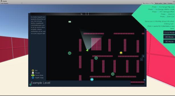 f:id:Takyu:20180715004441j:plain uGUI MiniMapの2Dモード