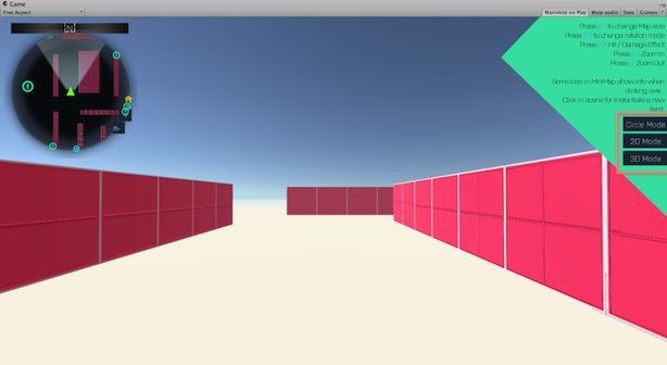 f:id:Takyu:20180715004610j:plain uGUI MiniMapの実行例