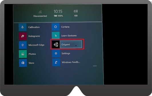HoloLensエミュレータからUnityアプリを起動