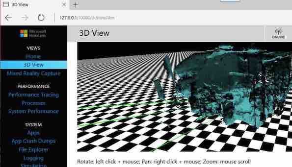 f:id:Takyu:20180716094441j:plain HoloLensのDevice PortalのUpdateボタンを押したときの画面