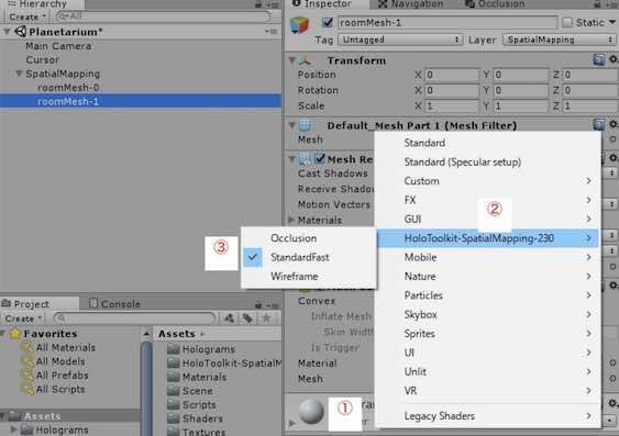 f:id:Takyu:20180716094608j:plain Shaderの設定箇所