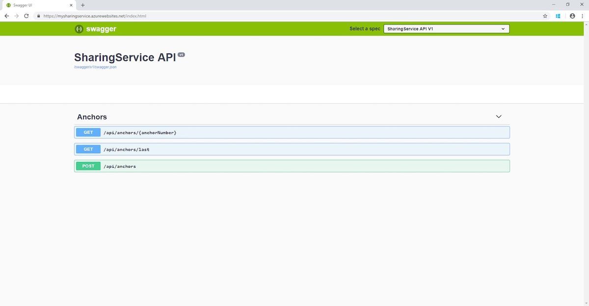 Screenshot of appService is completed Screenshot of appService is completed