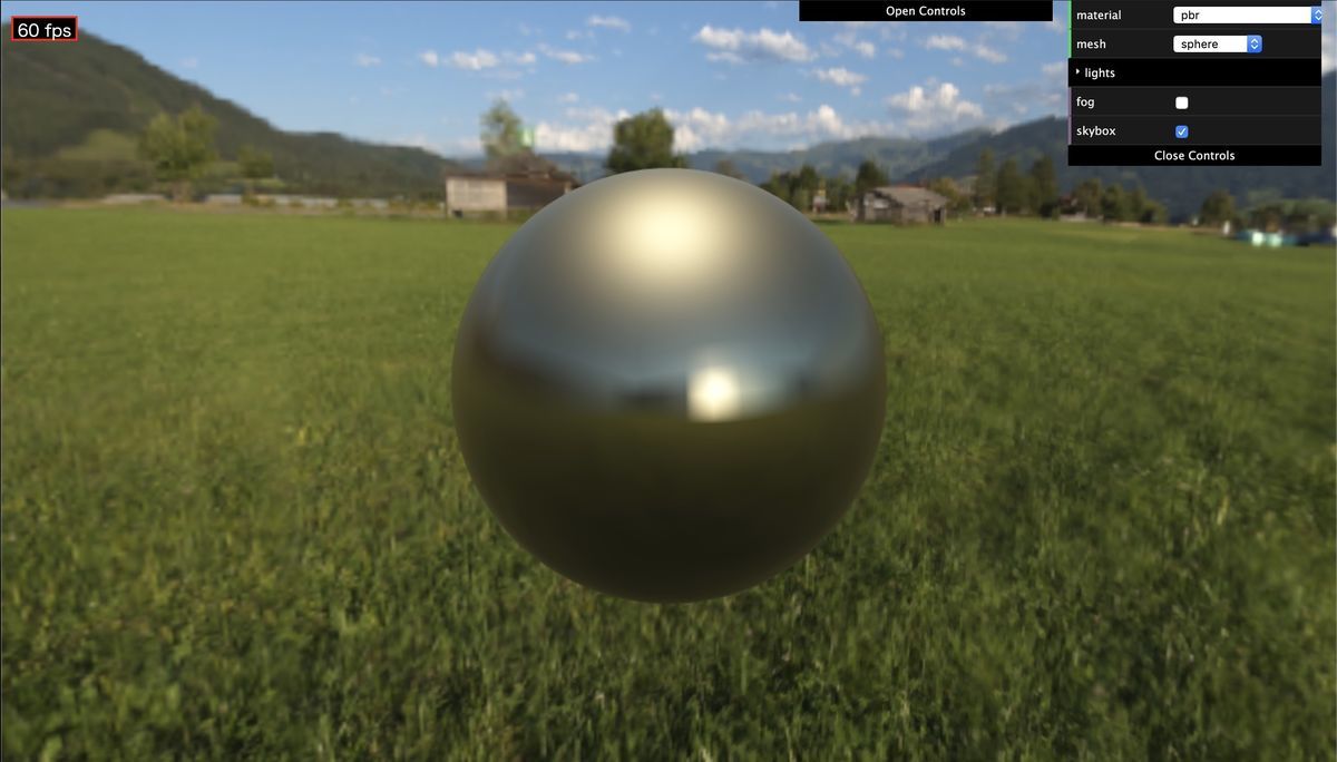 PBR material of babylon.js