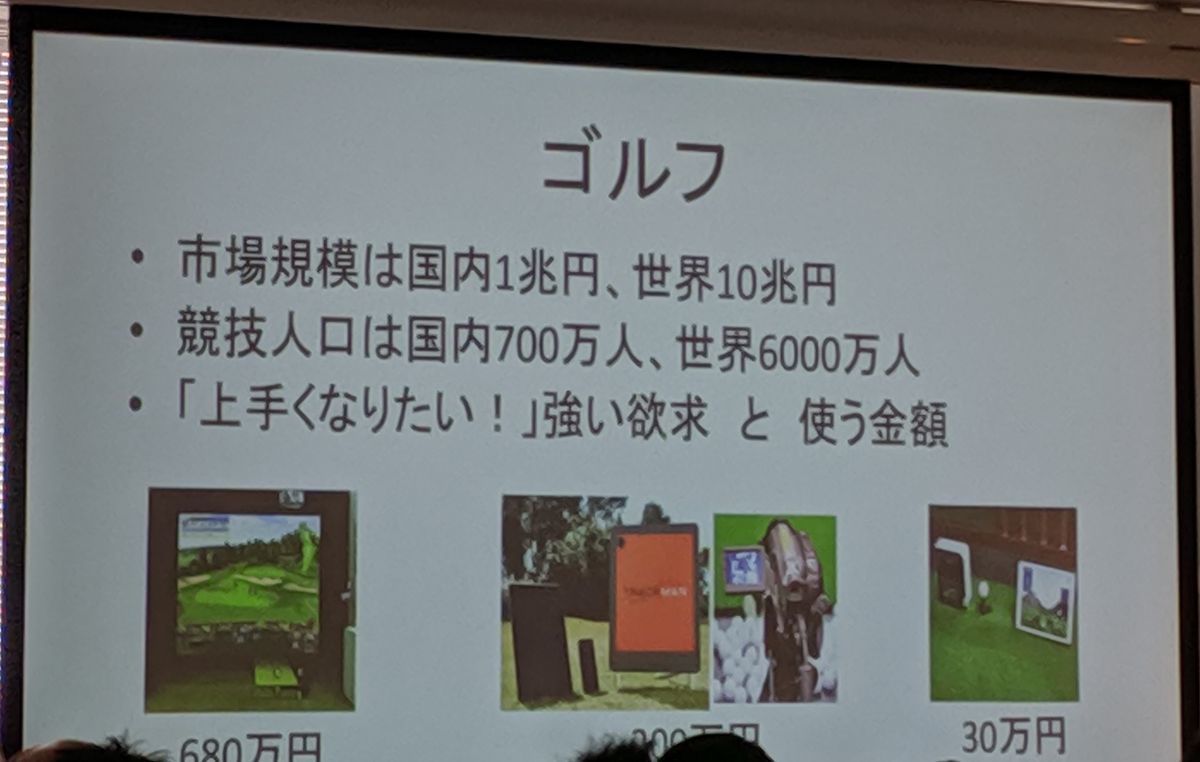 xrTechTokyo#17_presenter_CanRInc_marketsizeGolf