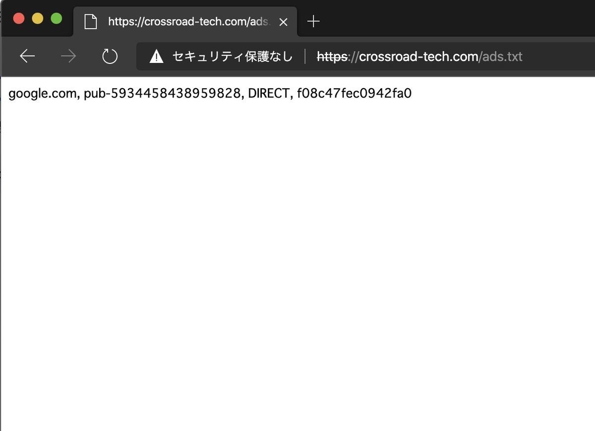 No SSL site for ads.txt