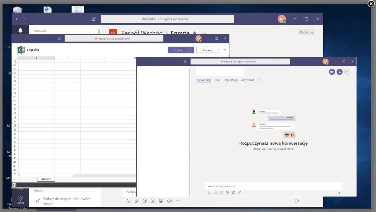 Multi window image on Teams Nulti window image on Teams
