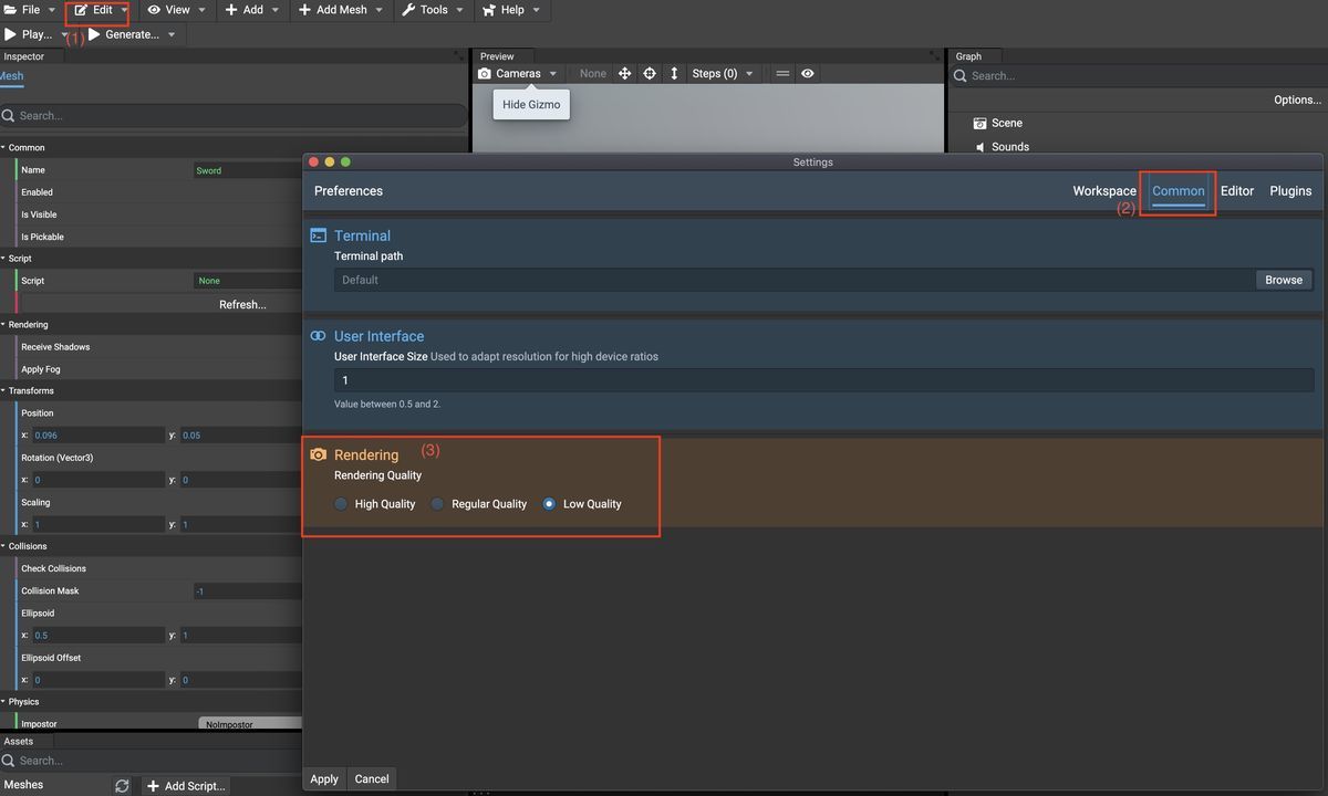 【2020/11/29追記】UnityのようにBabylon.jsコンテンツが作れる「Babylon.js Editor」が大幅アップデートし