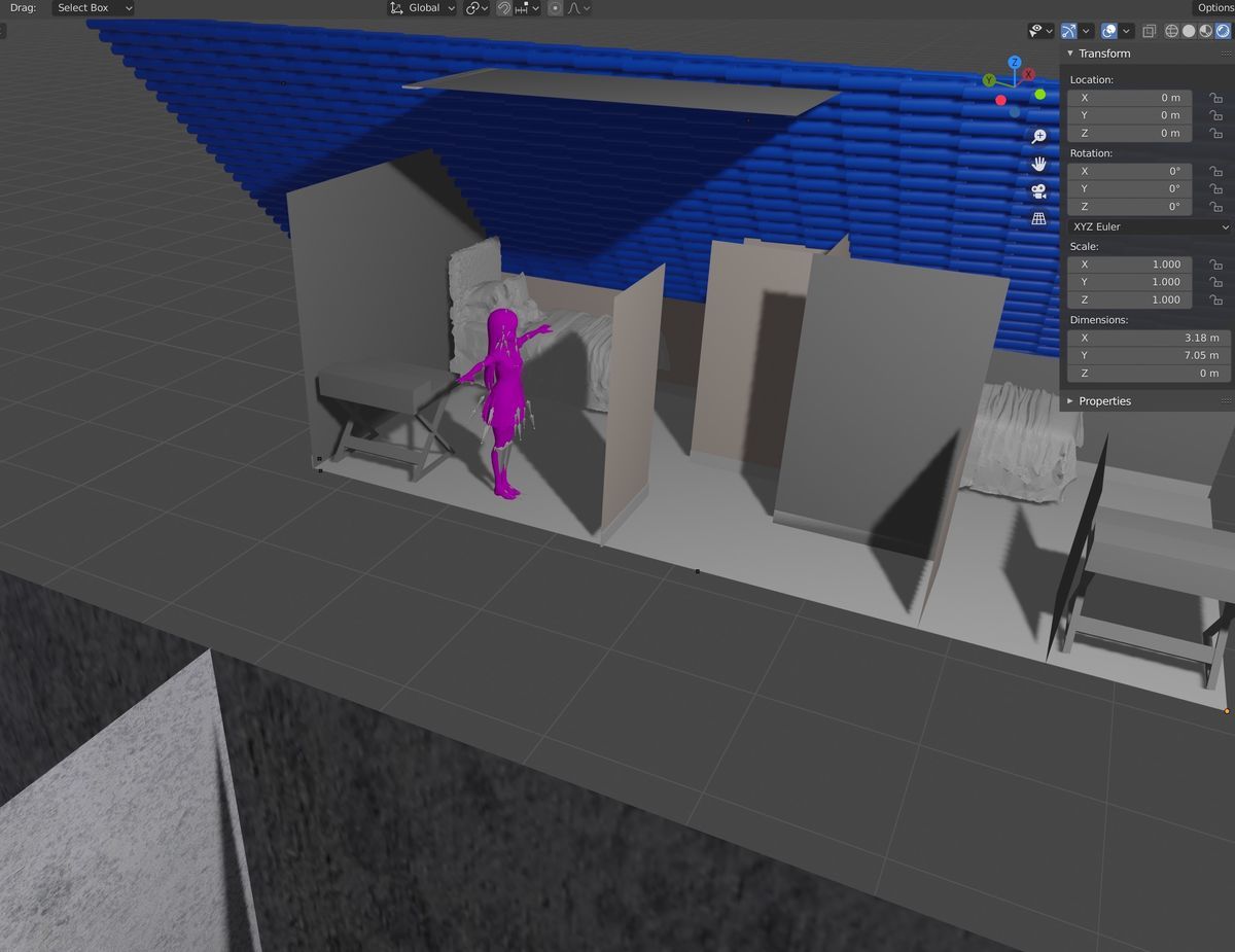 BlenderアドオンのArchimesh＋VRを使って、家の間取りをシミュレーションする方法 CrossRoad