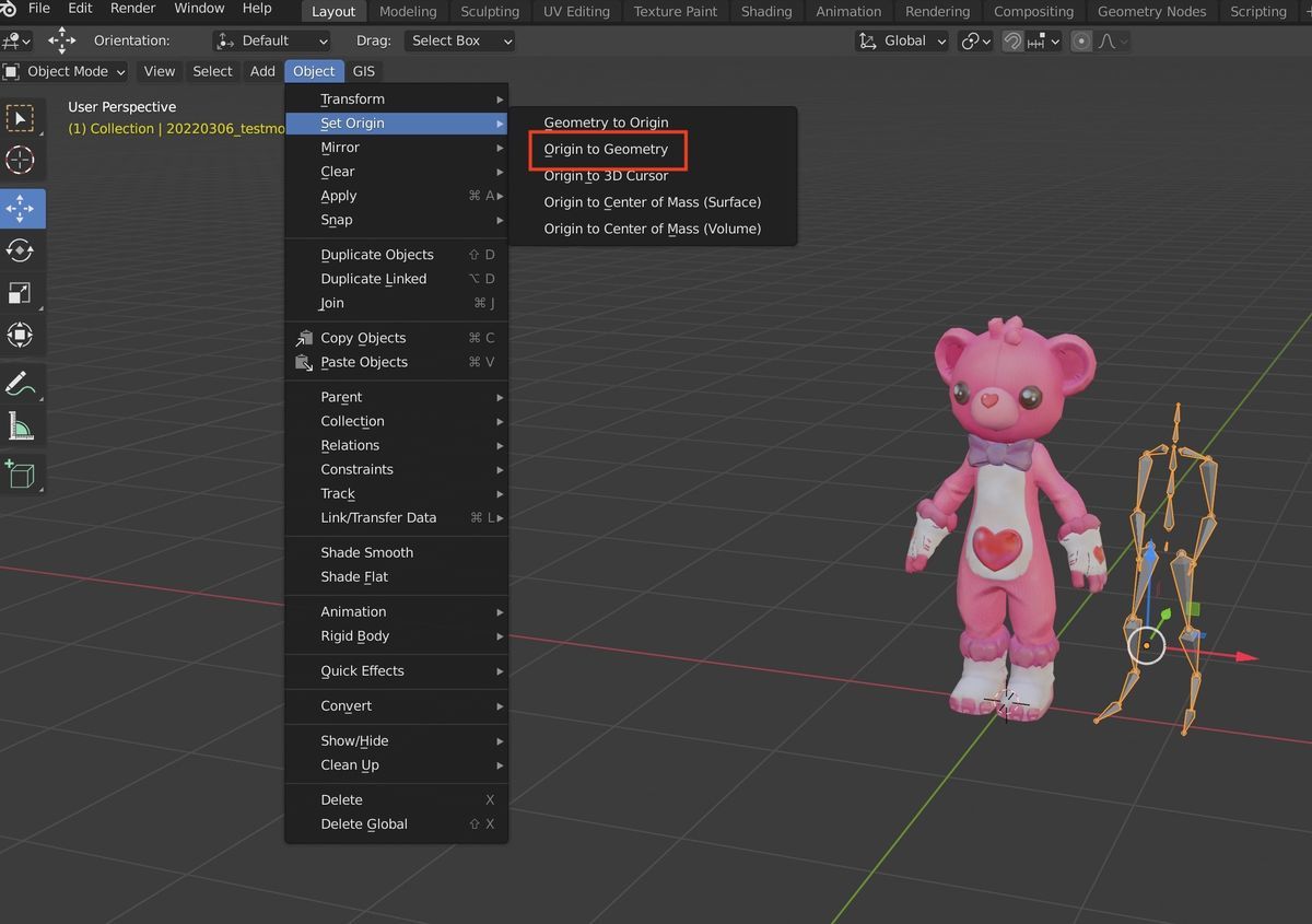 How to show origin to geometry in Blender 2.9 How to show origin to geometry in Blender 2.9