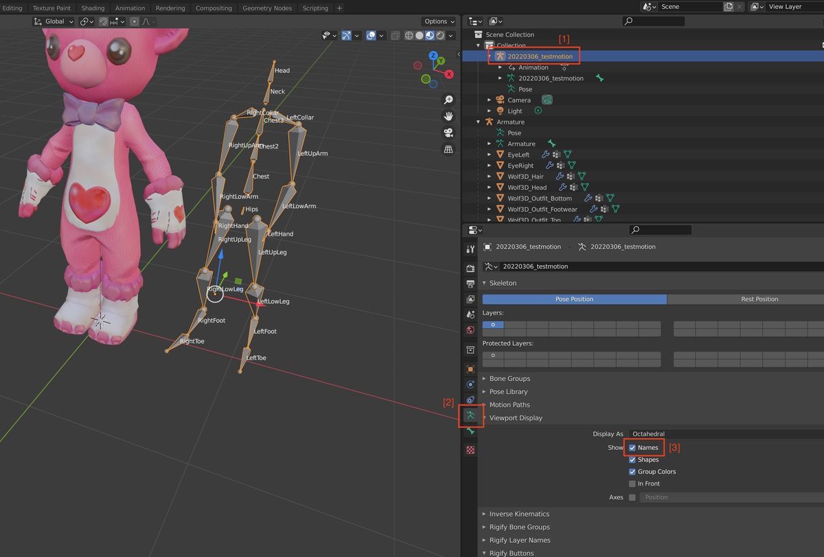 Armature Viewport Display in Blender2.93 Armature Viewport Display in Blender2.93