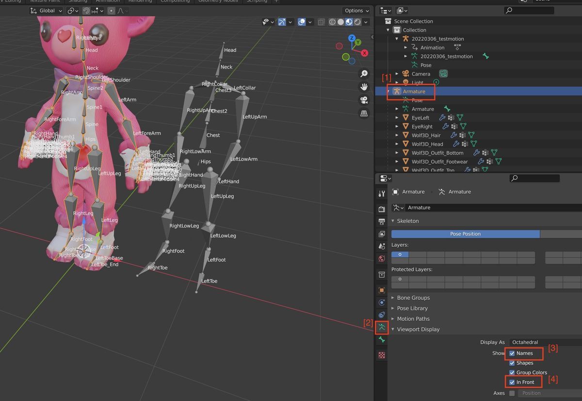 Armature Viewport Display and infront option in Blender2.93 Armature Viewport Display and infront option in Blender2.93