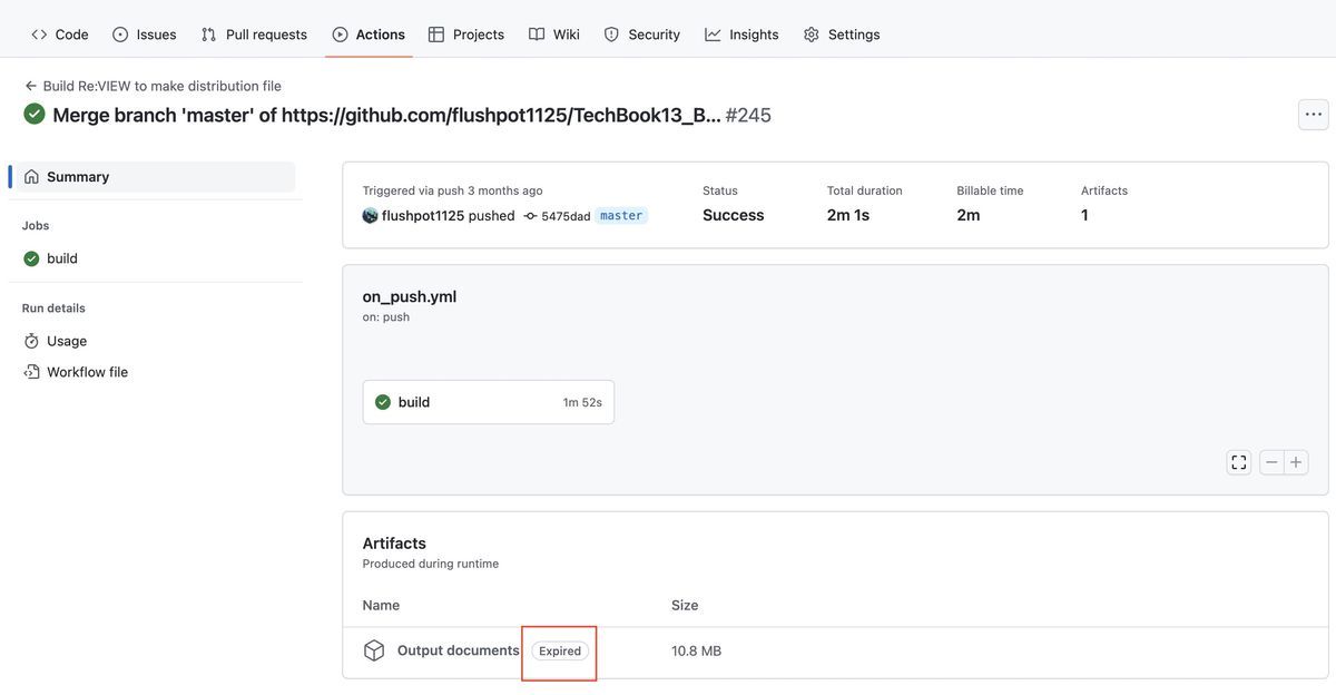 Github Actions expired Github Actions expired