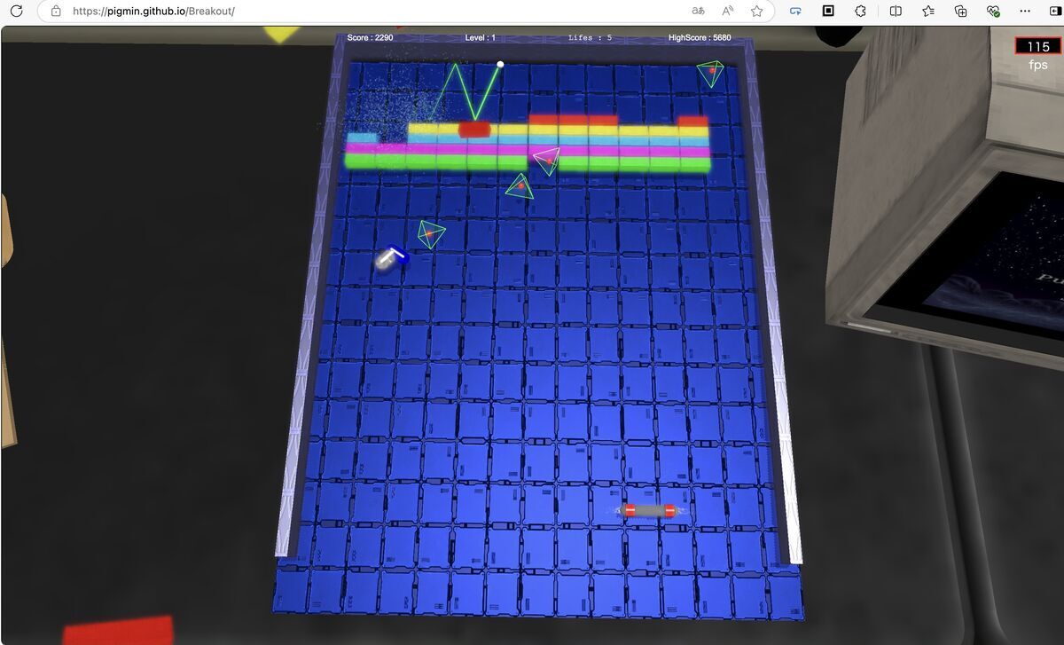 Barkanoid build on Babylon.js