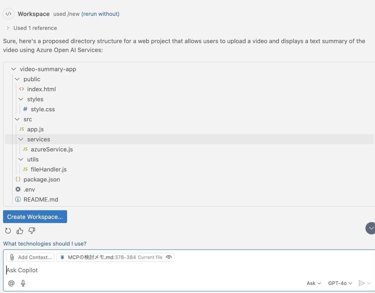 VideoSummarize App generated from GitHub Copilot