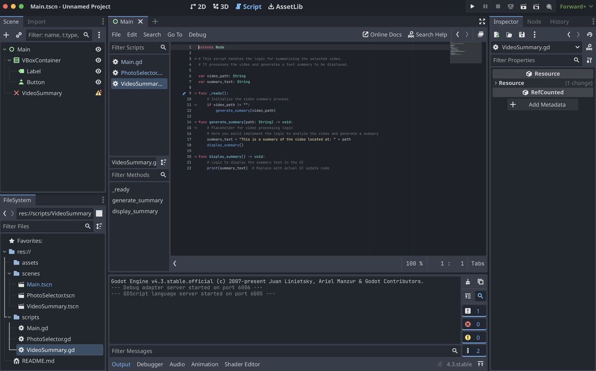 A Godot Engine project genarated by GitHub Copilot
