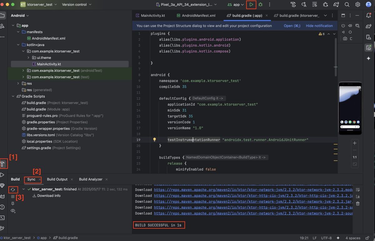 Sync gradle on Android Studio