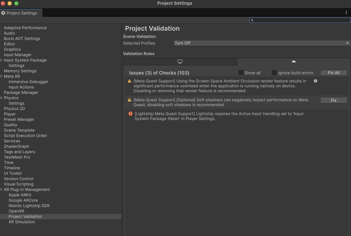 Remained Fix Error on Unity