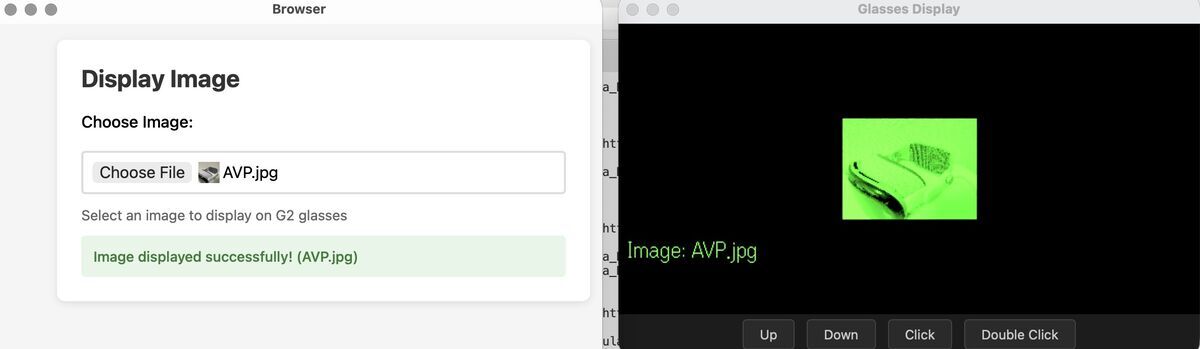 A Simple App for Display Image on G2