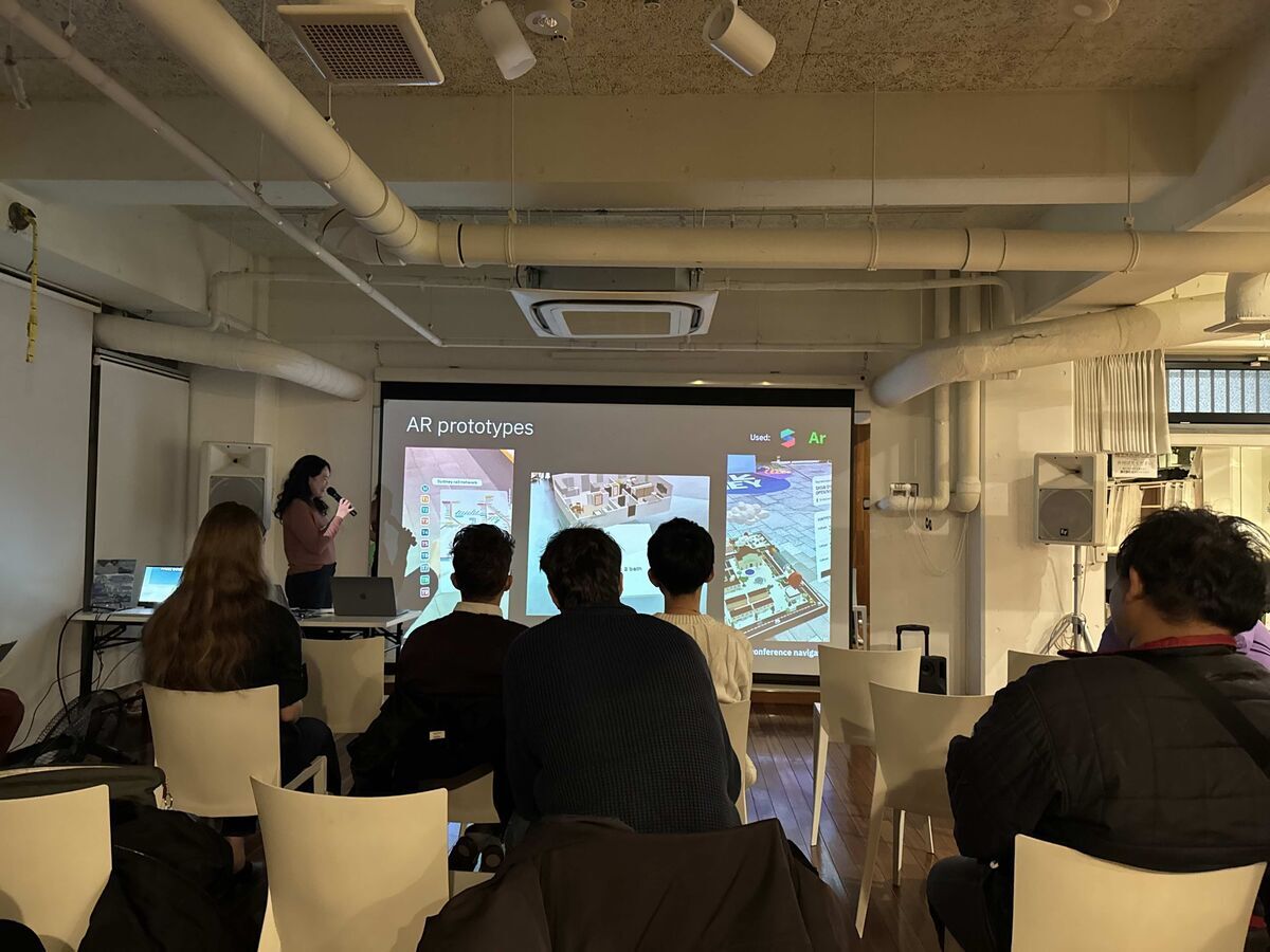 A Presenter Scene of Soaring Beyond Reality Meetup