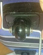 車輪の増し締め写真