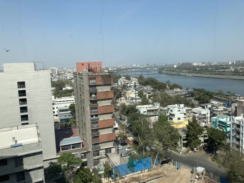 部屋からの景色の写真