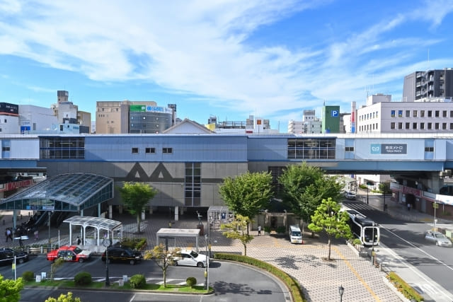 西葛西駅前の写真