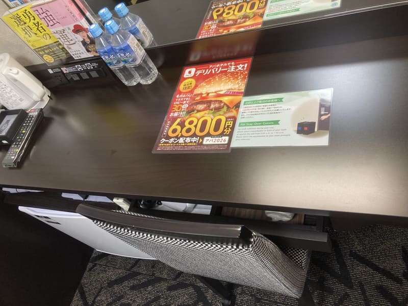 机の写真