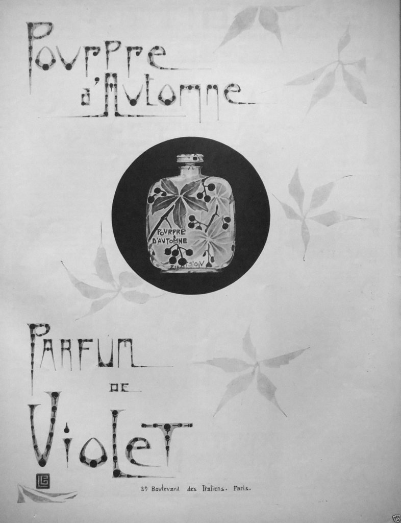 Maison Violet, another revived Parisian perfume house / Pourpre d