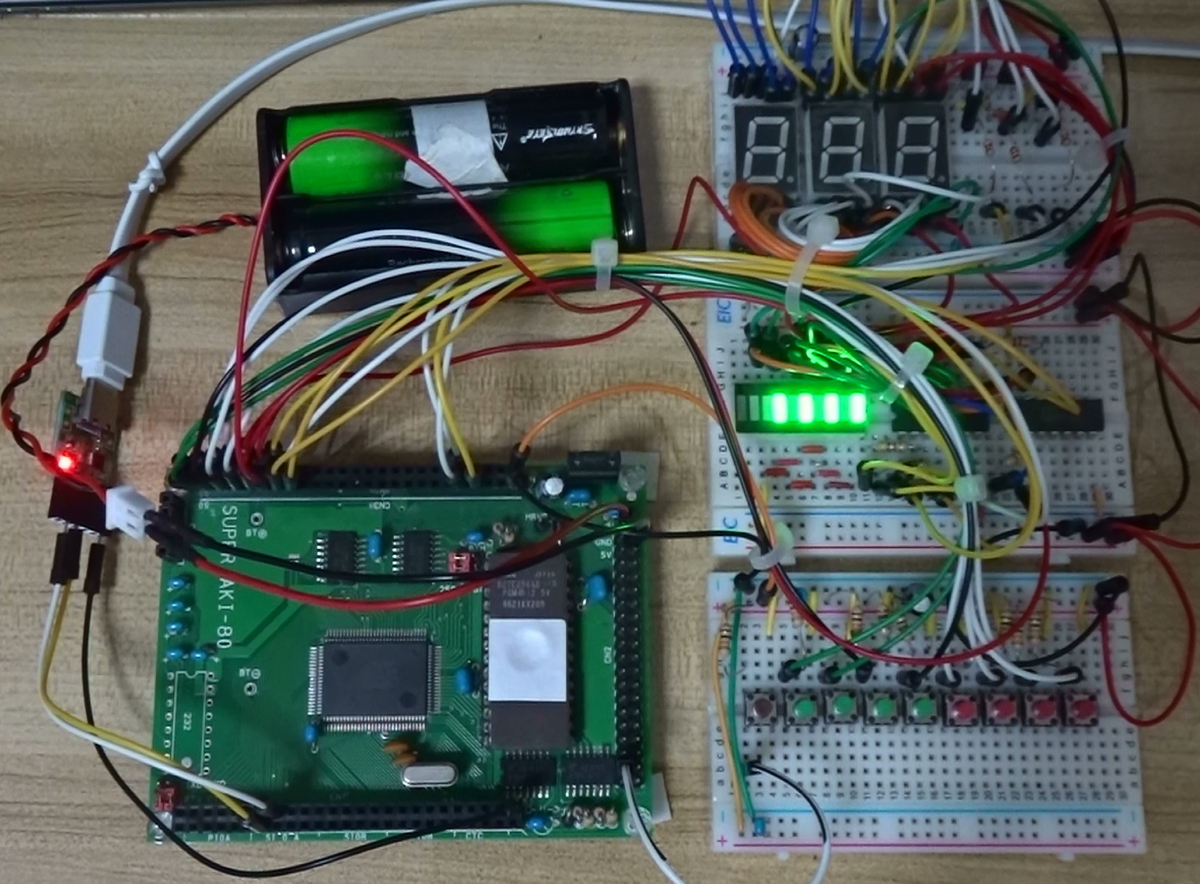 Super AKI-80にてオリジナルのコードを動かす手順 - Tanuki_Bayashin's