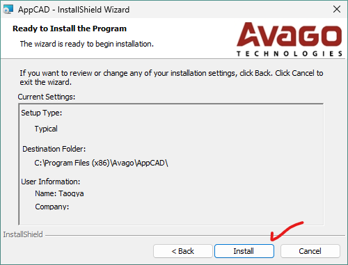 AppCAD のインストール - まんま！の備忘録