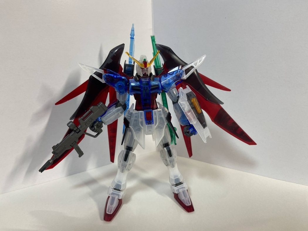 HG デスティニーガンダム(クリアカラー)をつくったのでレビューと感想