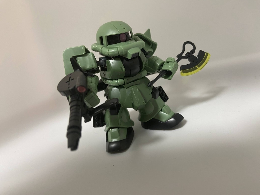 SDCSザクⅡをつくったのでレビューと感想 - たらふく。