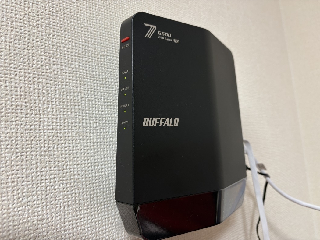 新しいルーターを買いました！(BUFFALO WSR6500BE6P-BK) - たらふく。