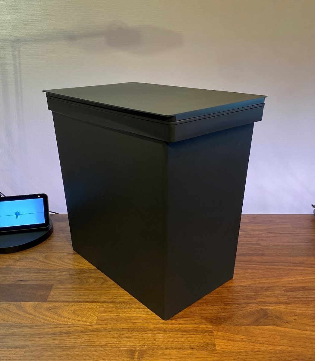 無印良品　ゴミ箱 ポリプロピレンフタが選べるダストボックス・大（30L袋用