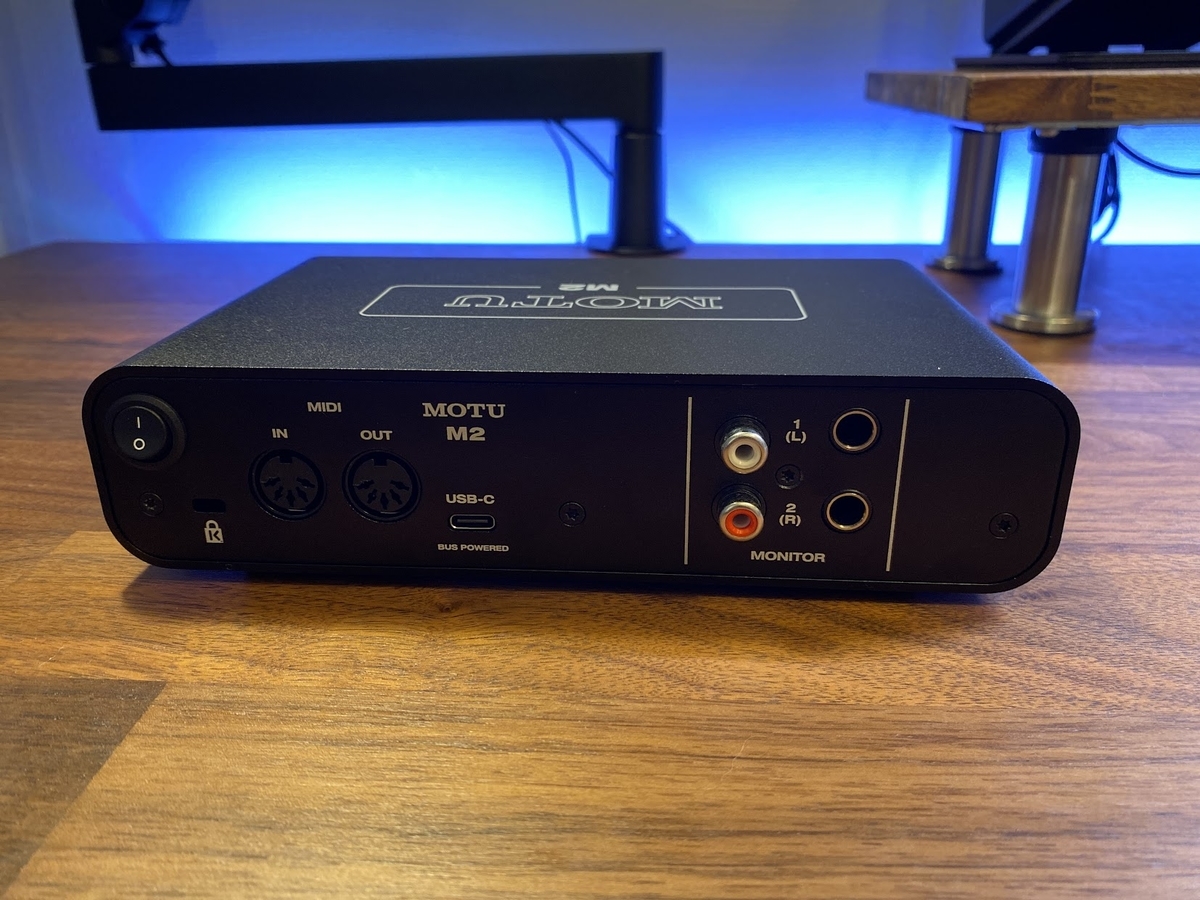 美品　MOTU M2 レビュー】MOTU M2 ｜ ハイエンドクラスの音質で見た目100点の神
