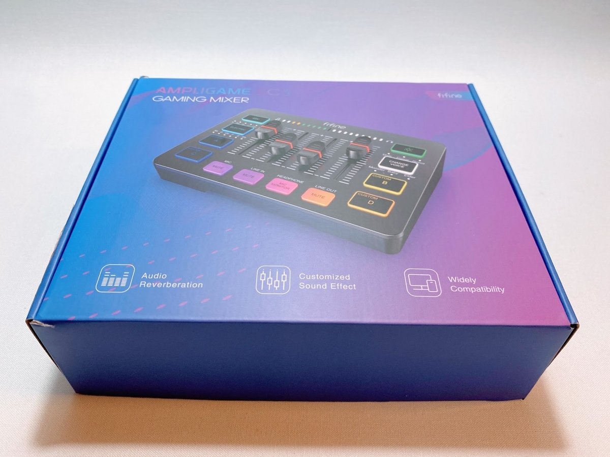 【美品】FIFINE AmpliGame SC3 オーディオインターフェース FIFINE AmpliGame SC3オーディオミキサーをレビュー！約7000円で