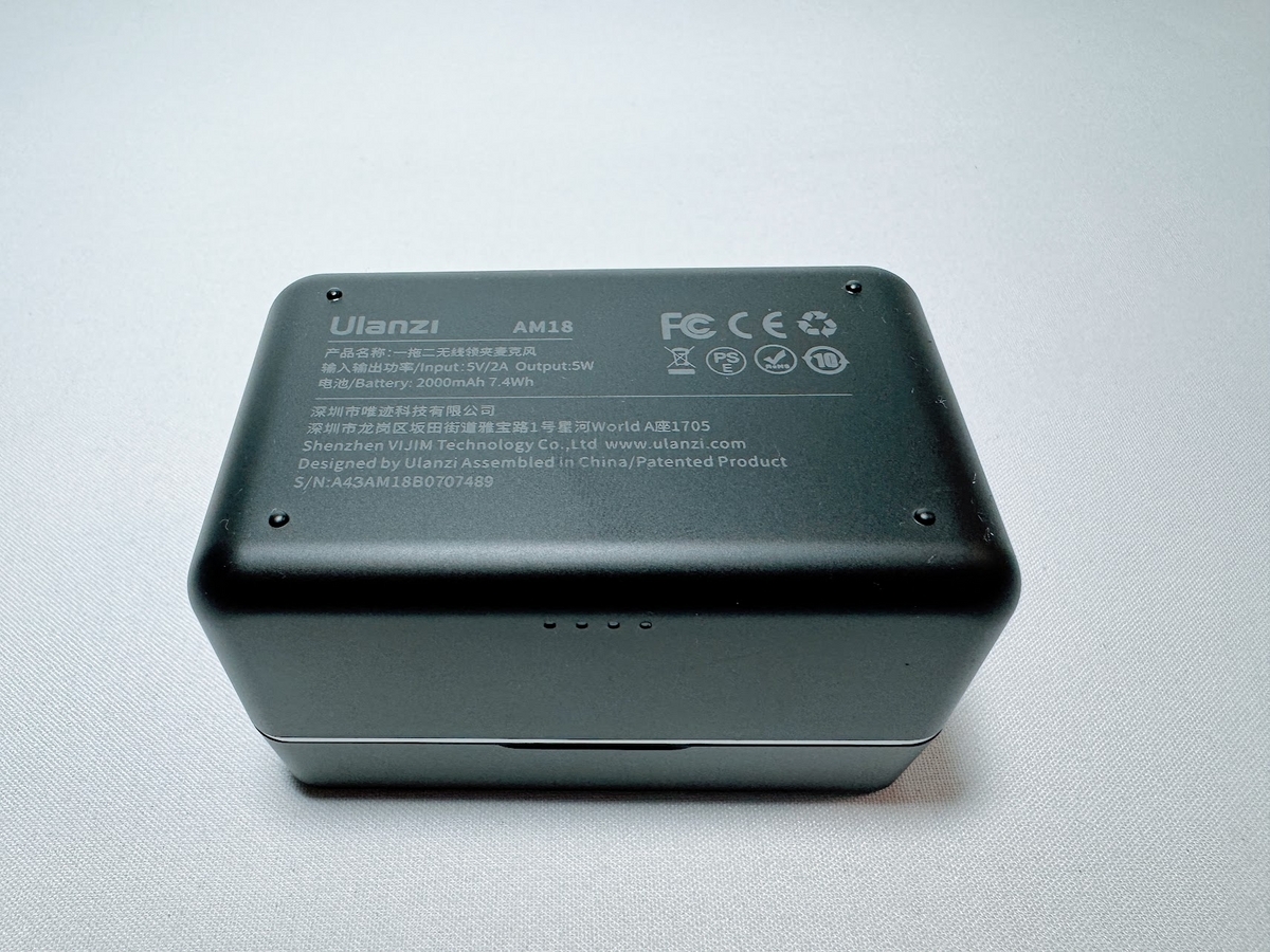 Ulanziから発売されている「U-Mic AM18」のレビューです。 1万
